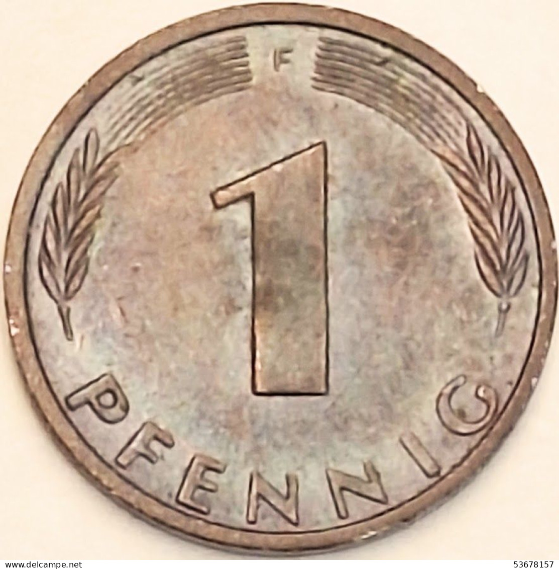 Germany Federal Republic - Pfennig 1974 F, KM# 105 (#4464) - 1 Pfennig