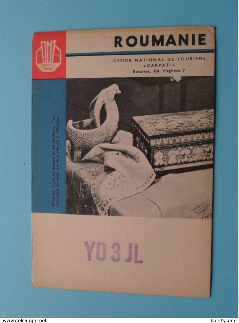YO 3 JL - Roumanie ( See / Voir ++ Scans ) 1962 ! - Amateurfunk