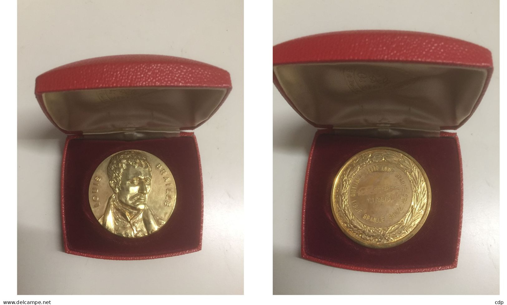 Médaille Louis Braille  2001 - Autres & Non Classés