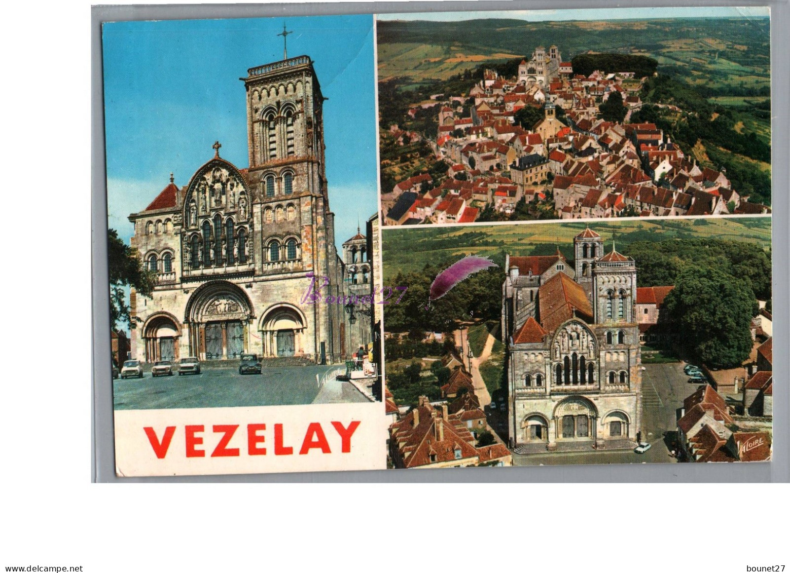 VEZELAY 89 - La Basilique Sainte Madeleine Avec Sa Façade Restaurée  - Vezelay