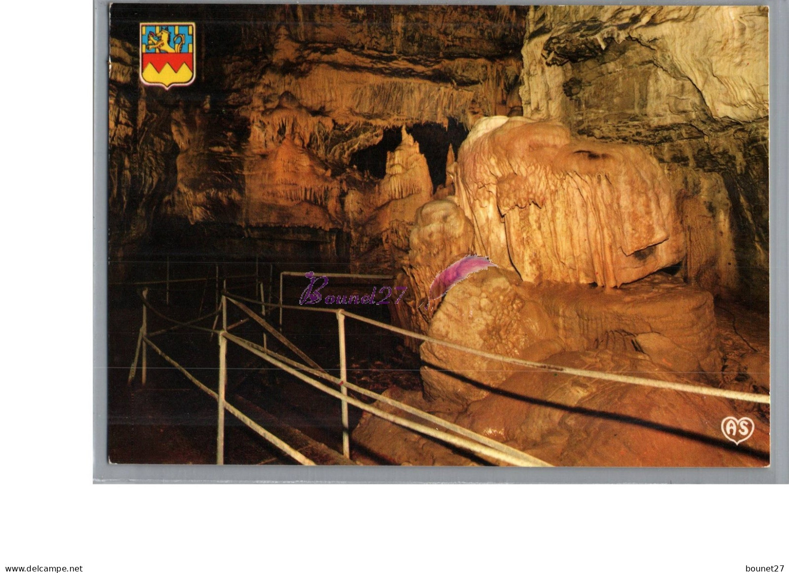 BAUME LES MESSIEURS 39 - Les Grottes Tombeau De Napoleon Mont St Michel Carte Vierge - Baume-les-Messieurs