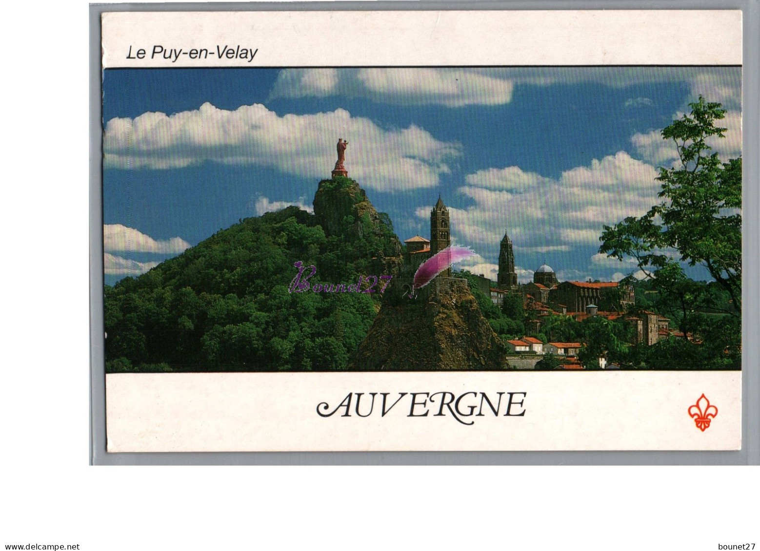 LE PUY EN VELAY 43 - Auvergne Le Rocher Corneille Statue Notre Dame Chapelle Romane Saint Michel D'Auiguille 1996 - Le Puy En Velay