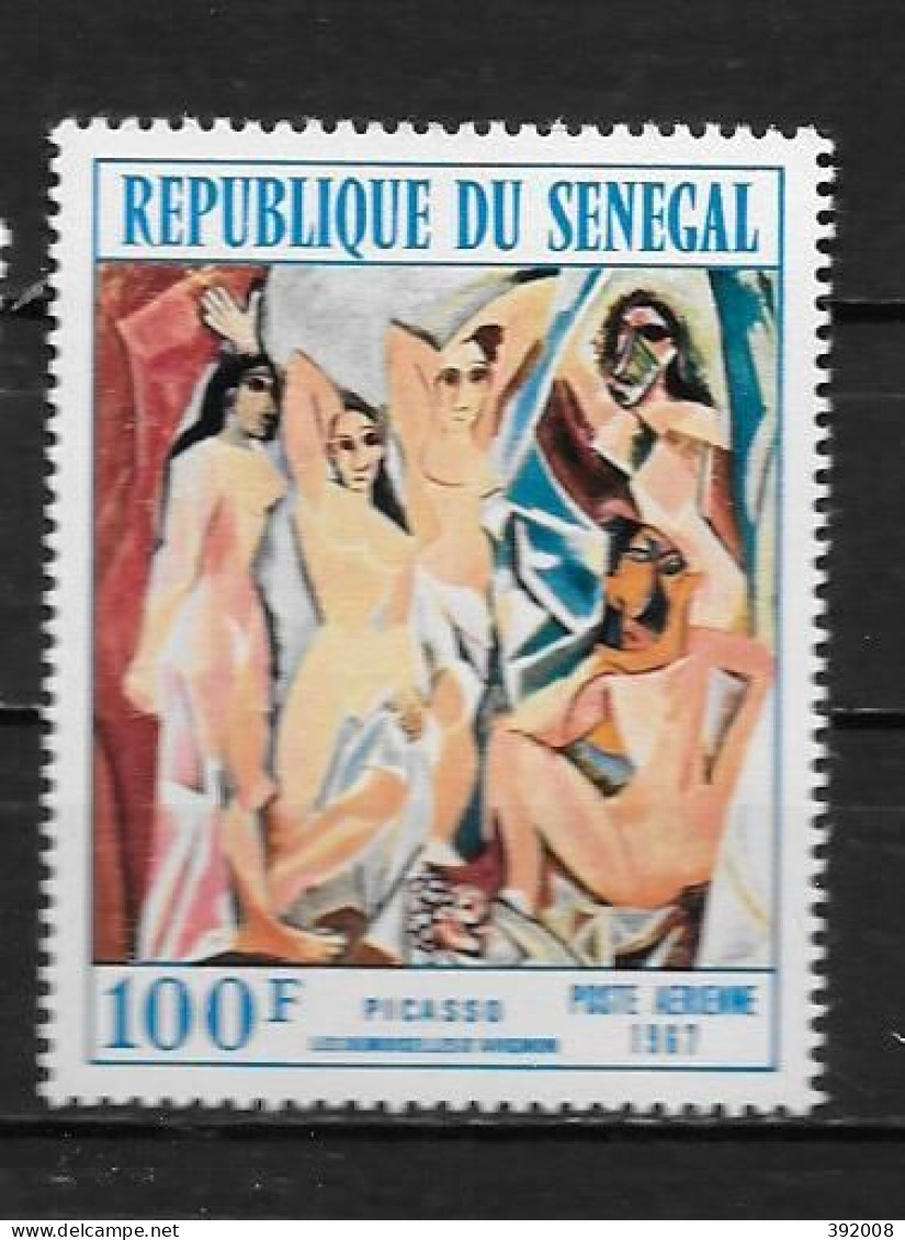 PA - 1967 - N° 61 **MNH - Picasso, Les Demoiselles D'Avignon - Sénégal (1960-...)