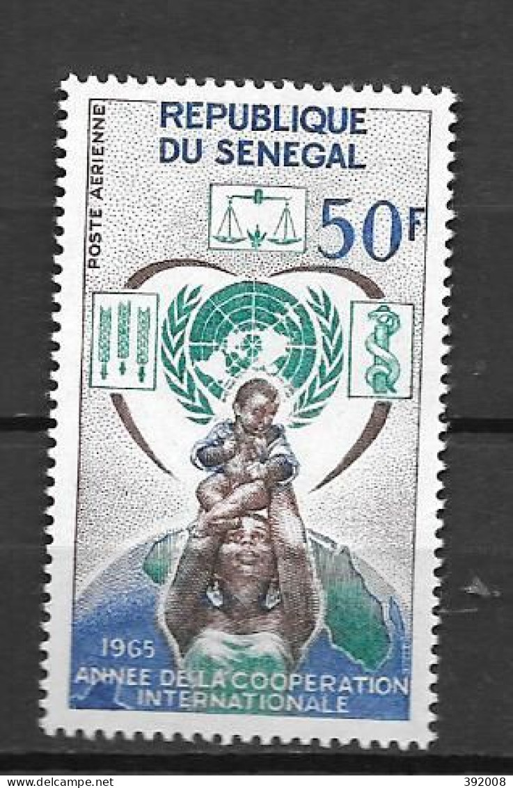PA - 1964 - N° 48 **MNH - 20 Ans ONU - Senegal (1960-...)