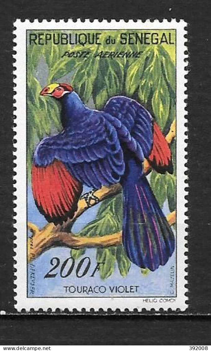 PA - 1960 - N° 33 **MNH - Oiseau - Senegal (1960-...)