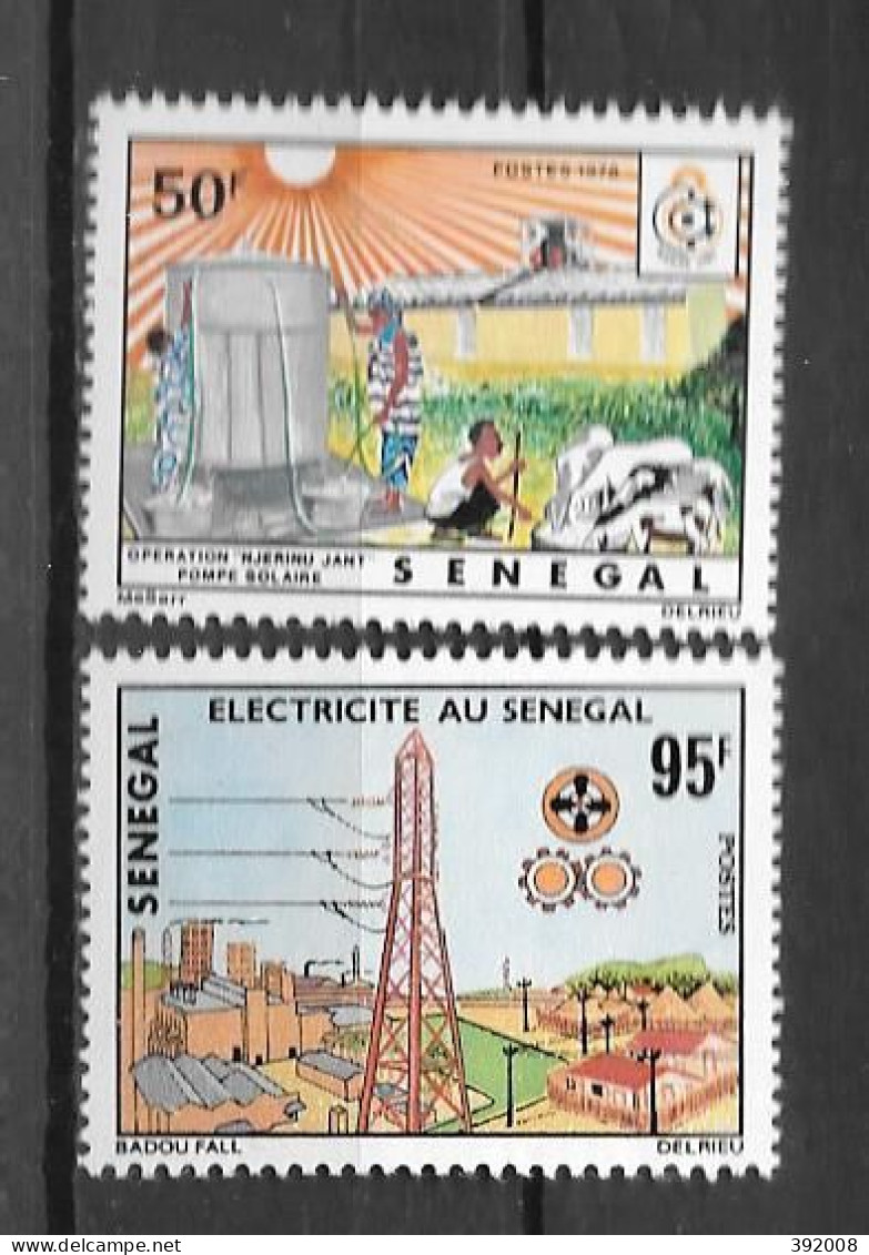 1978 - 485 à 486 **MNH - Energie Du Sénégal - 2 - Senegal (1960-...)