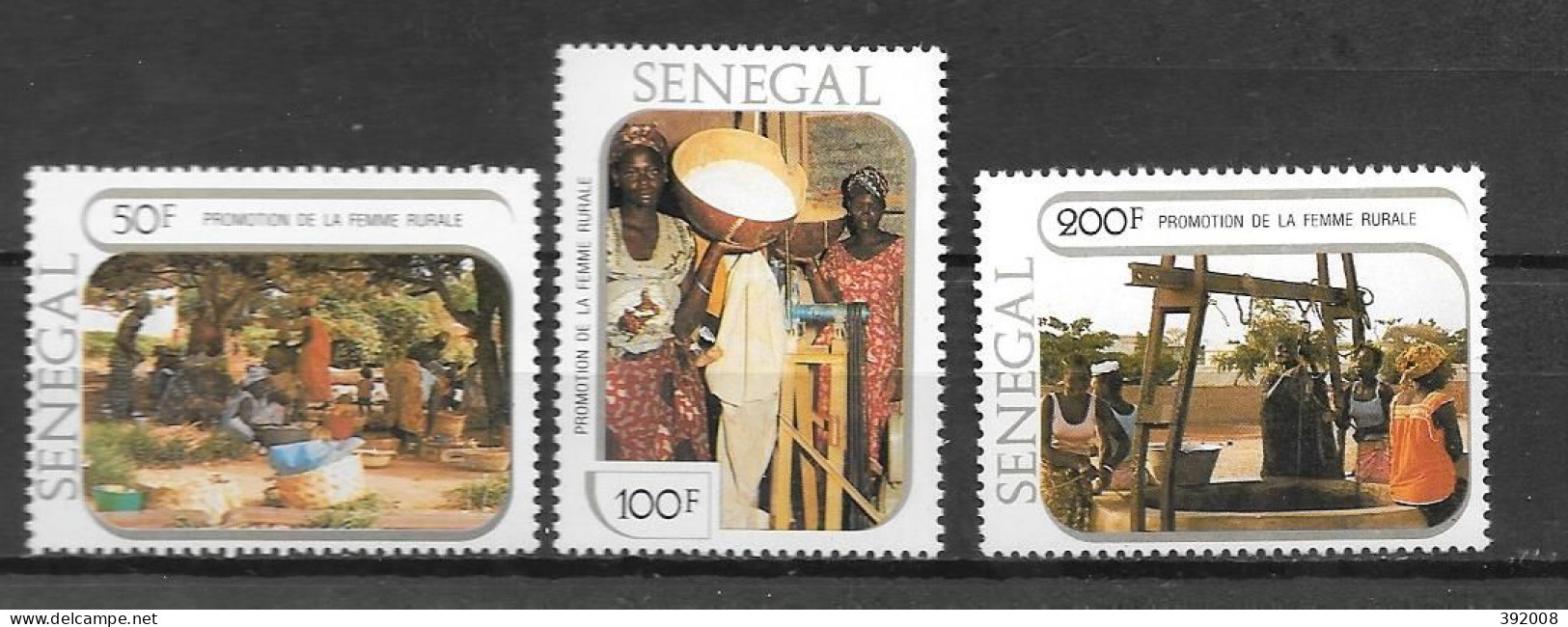 1980 - 539 à 541 **MNH - Promotion De La Femme Rurale - 2 - Senegal (1960-...)