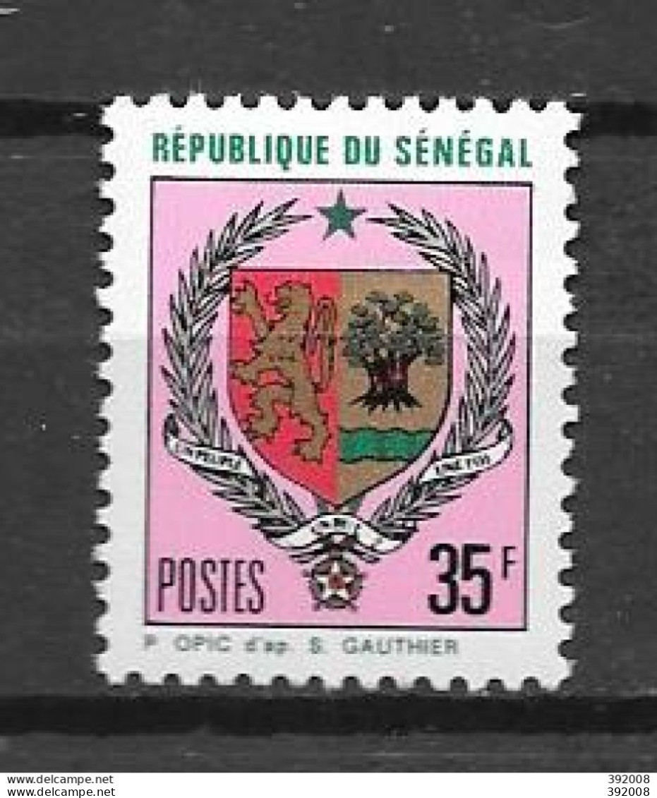 1971 - N° 355 *MH - Armoiries - 2 - Senegal (1960-...)