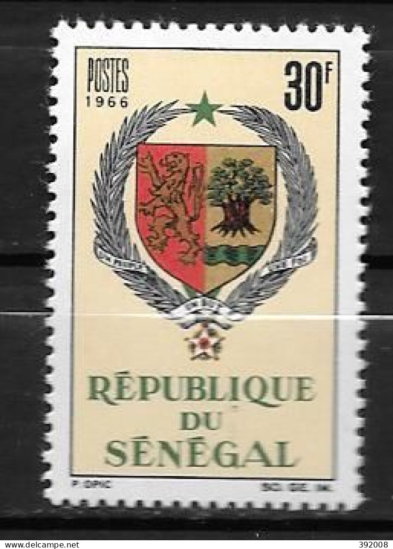 1966 - N° 279 **MNH - Armoiries - Senegal (1960-...)