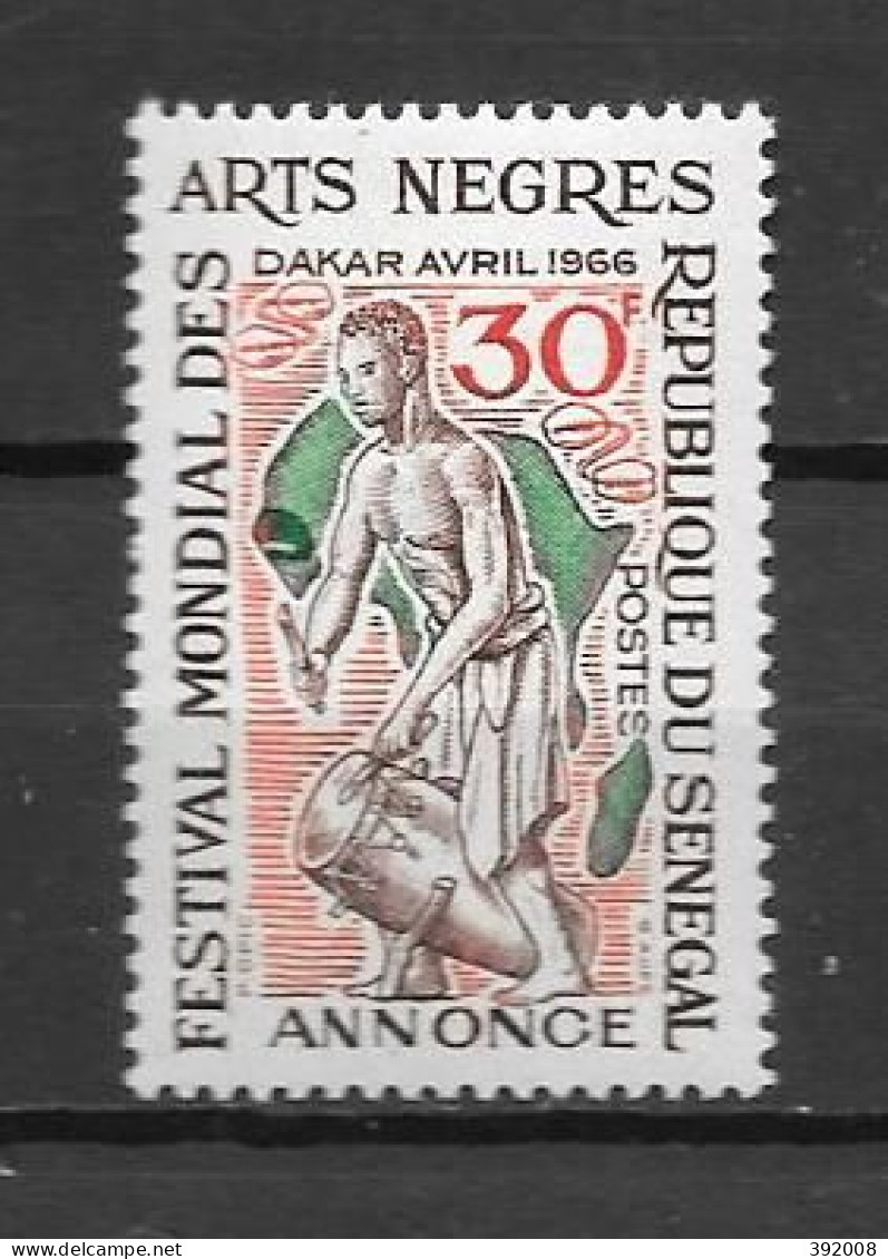 1966 - N° 270 **MNH - Festival Mondial Des Arts Nègres  - Senegal (1960-...)