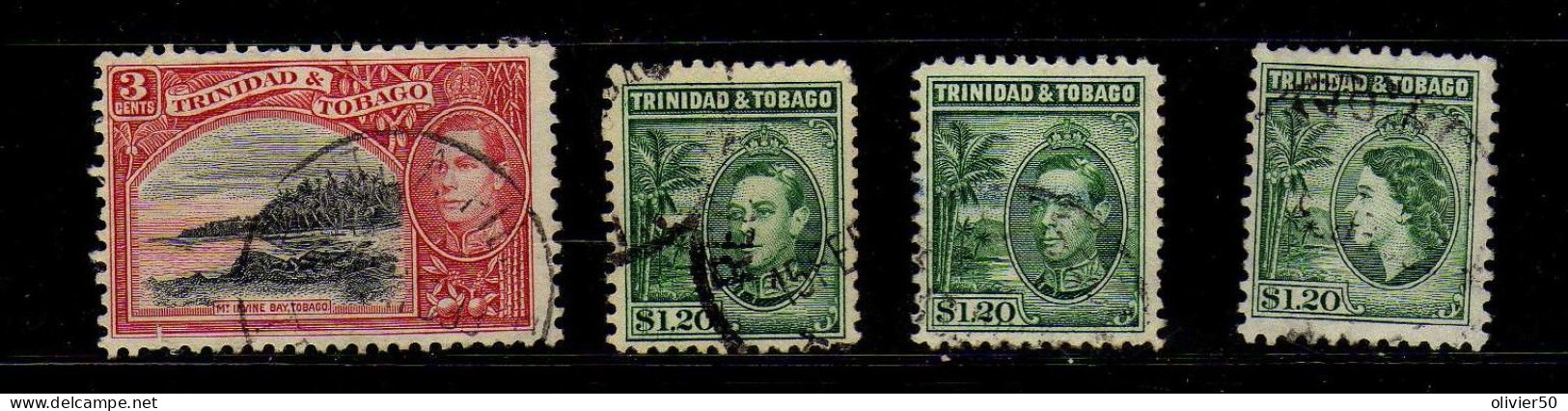 Trinite Et Tobago - George VI - Elizabeth II - Obliteres - Trinidad & Tobago (...-1961)