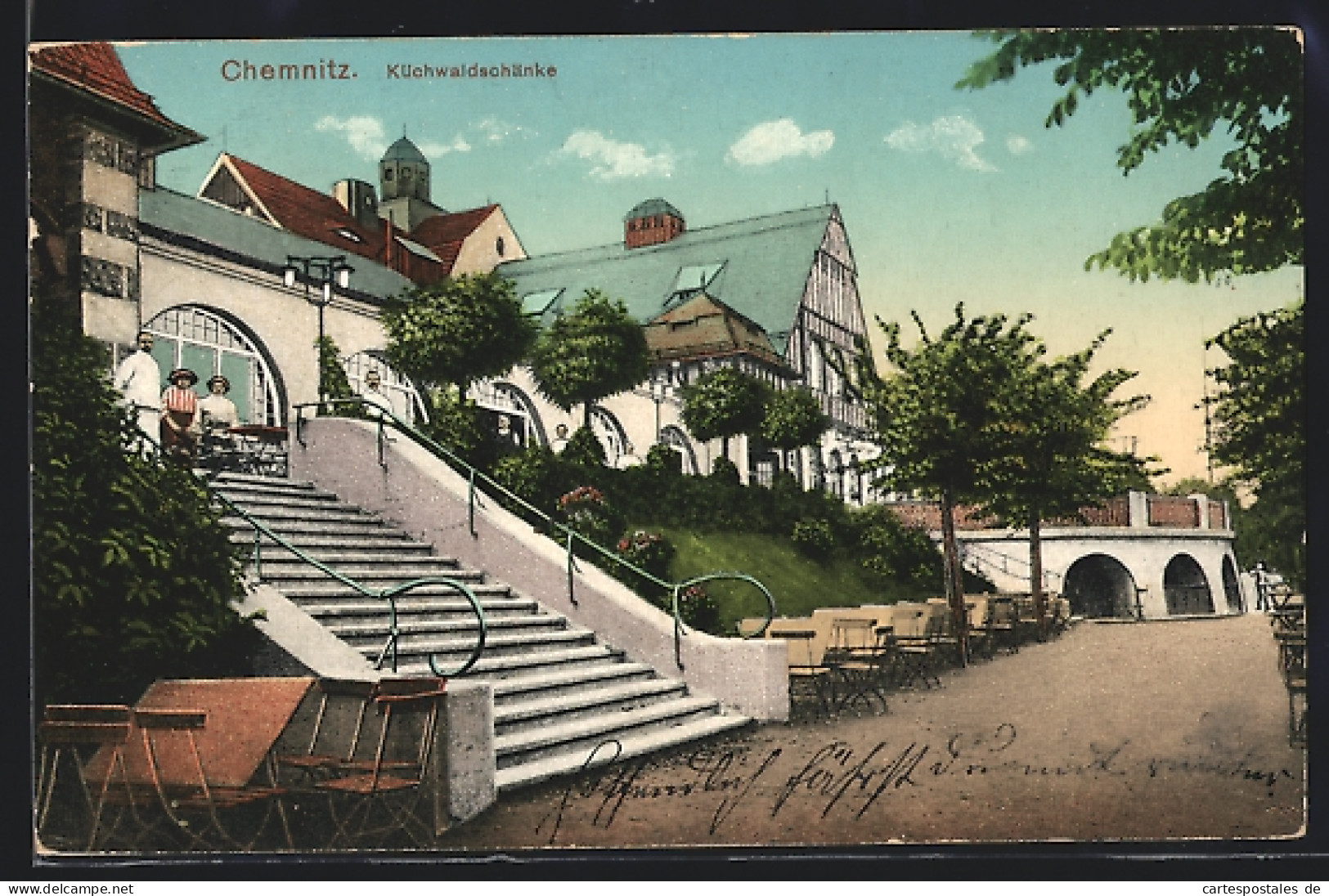 AK Chemnitz, Gasthaus Küchwaldschänke  - Chemnitz