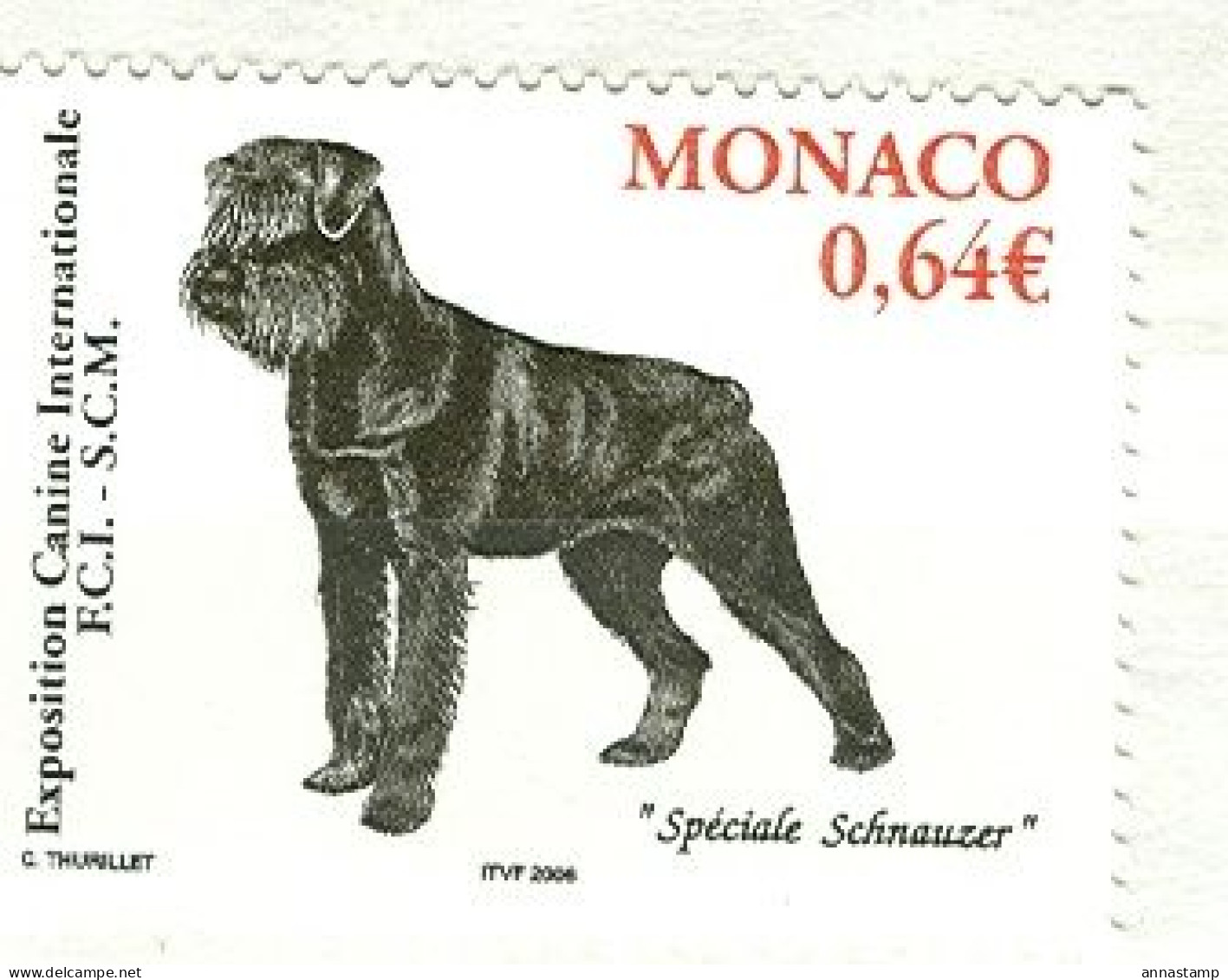 Monaco MNH Stamp - Cani