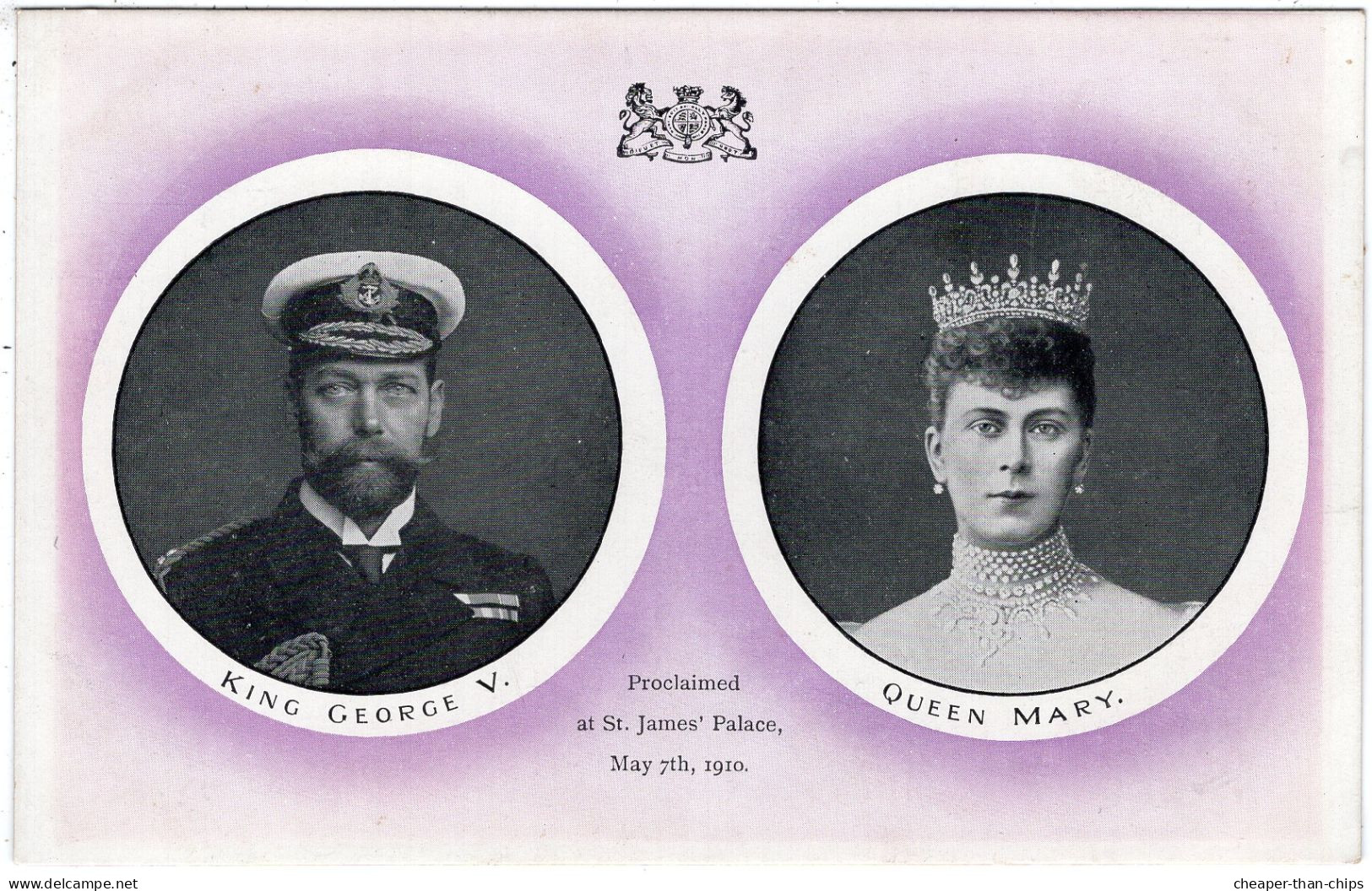 King George V And Queen Mary Proclaimed - George Lee "Wulftruna" Series - Royal Families