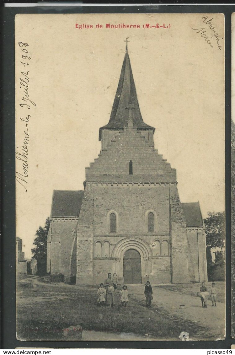 Maine Et Loire , Mouliherne , L'eglise - Other & Unclassified