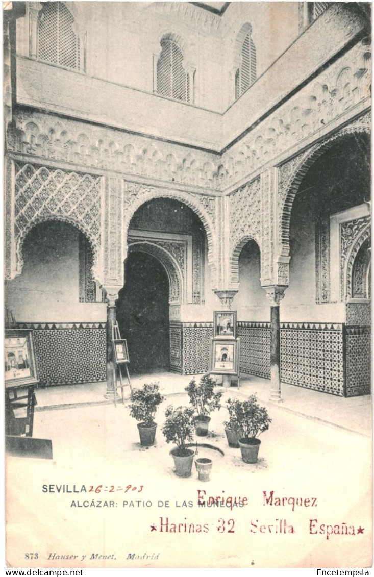 CPA Carte Postale Espagne Sevilla  Alcazar Patio De Las Munecas VM80324 - Sevilla (Siviglia)