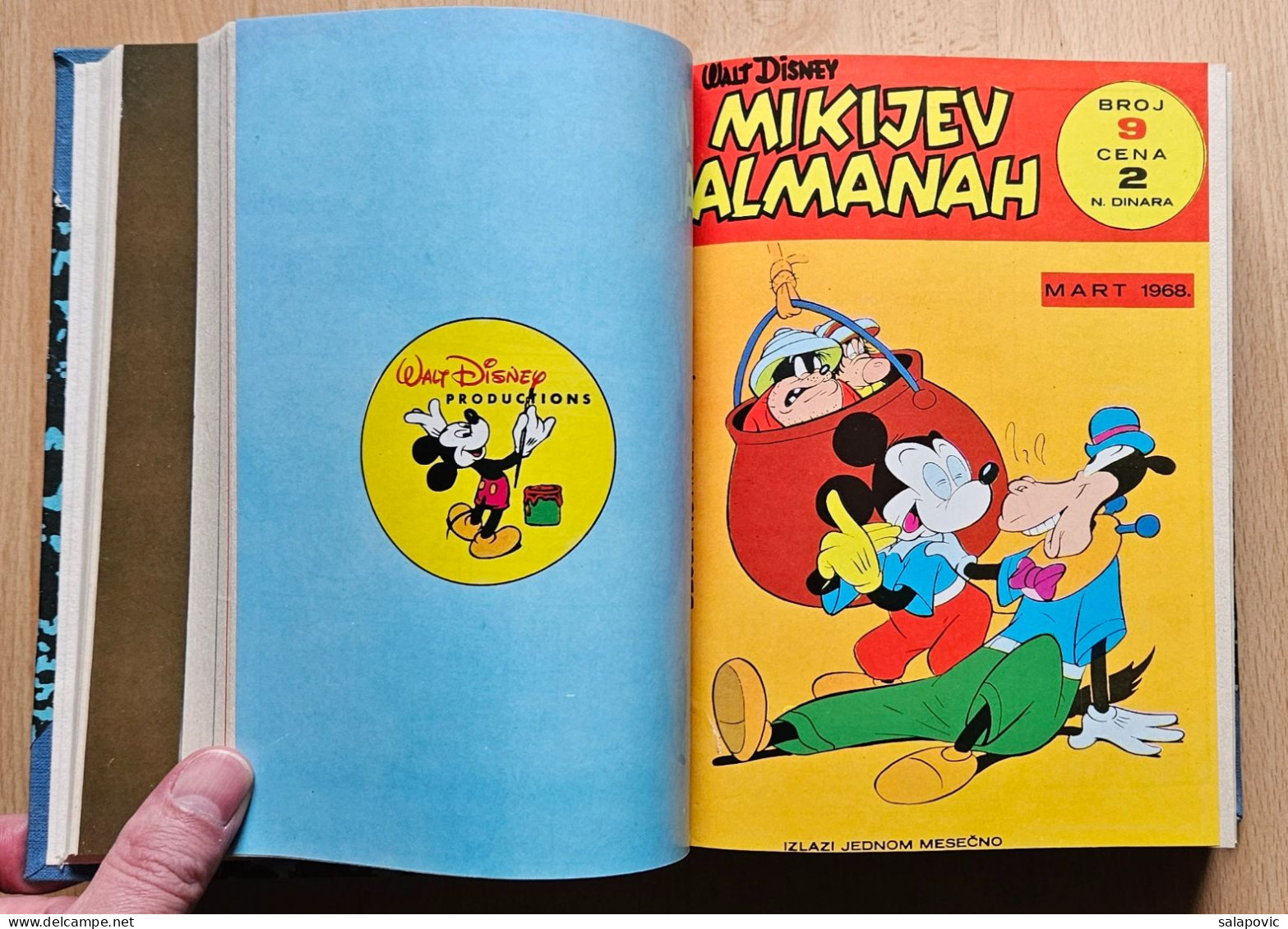MIKIJEV ALMANAH 12 Numbers Bound 7 - 18, Vintage Comic Book Yugoslavia Yugoslavian Mickey Mouse Disney Comics - BD & Mangas (autres Langues)