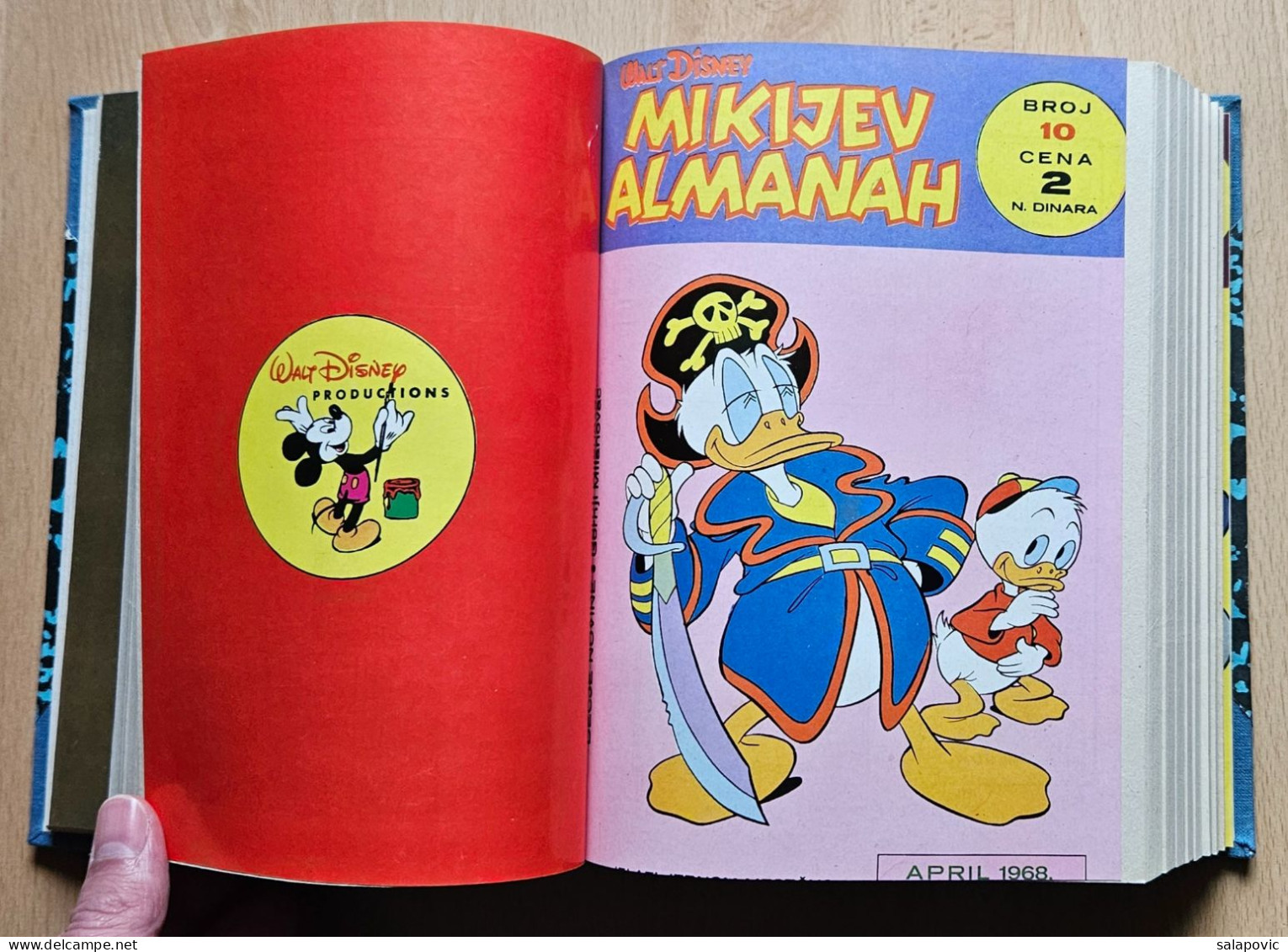MIKIJEV ALMANAH 12 Numbers Bound 7 - 18, Vintage Comic Book Yugoslavia Yugoslavian Mickey Mouse Disney Comics - Comics & Manga (andere Sprachen)