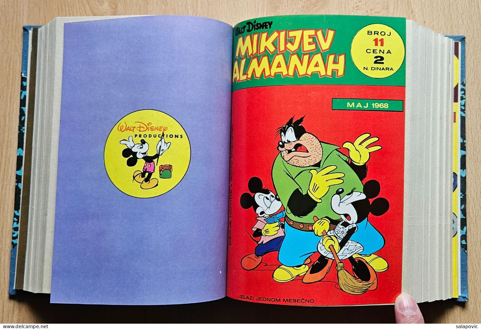 MIKIJEV ALMANAH 12 Numbers Bound 7 - 18, Vintage Comic Book Yugoslavia Yugoslavian Mickey Mouse Disney Comics - Stripverhalen & Mangas (andere Talen)