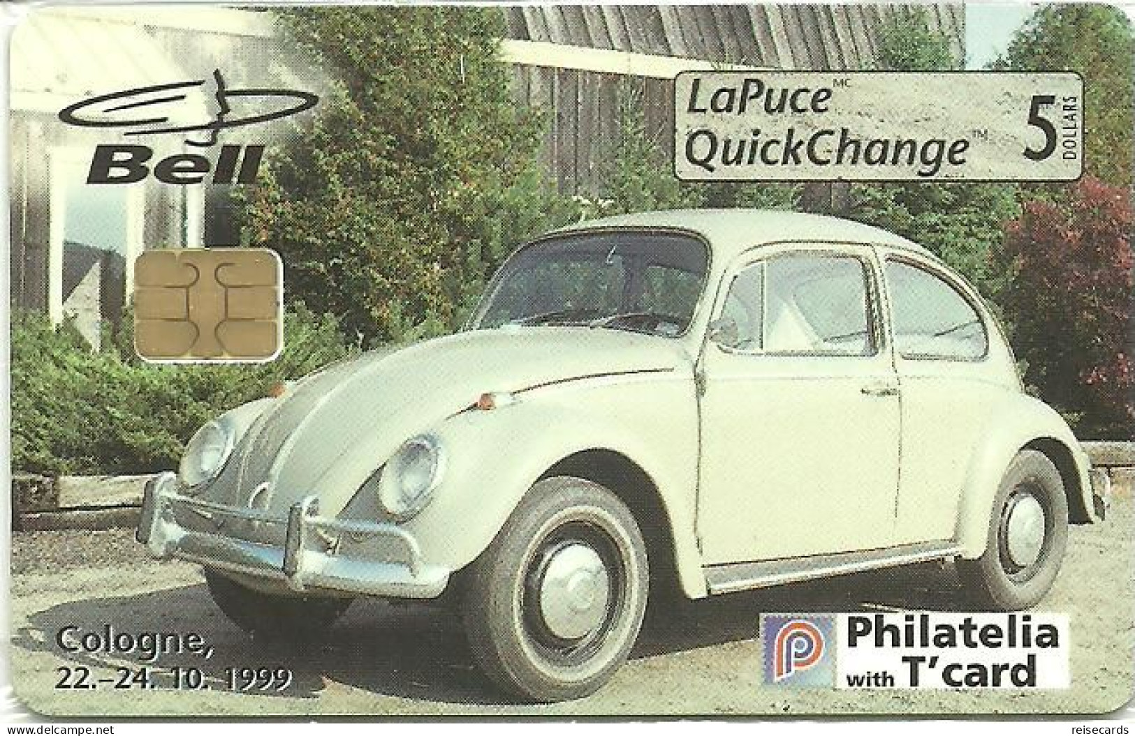 Canada: Bell - Philatelia With Telecard Expo Köln 1999 - Volksagen Beetle 1966. Mint - Kanada