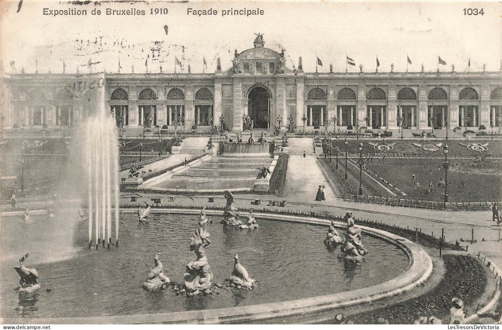 BELGIQUE - Bruxelles - Expositions De 1910 - Façade Principale - Carte Postale Ancienne - Weltausstellungen