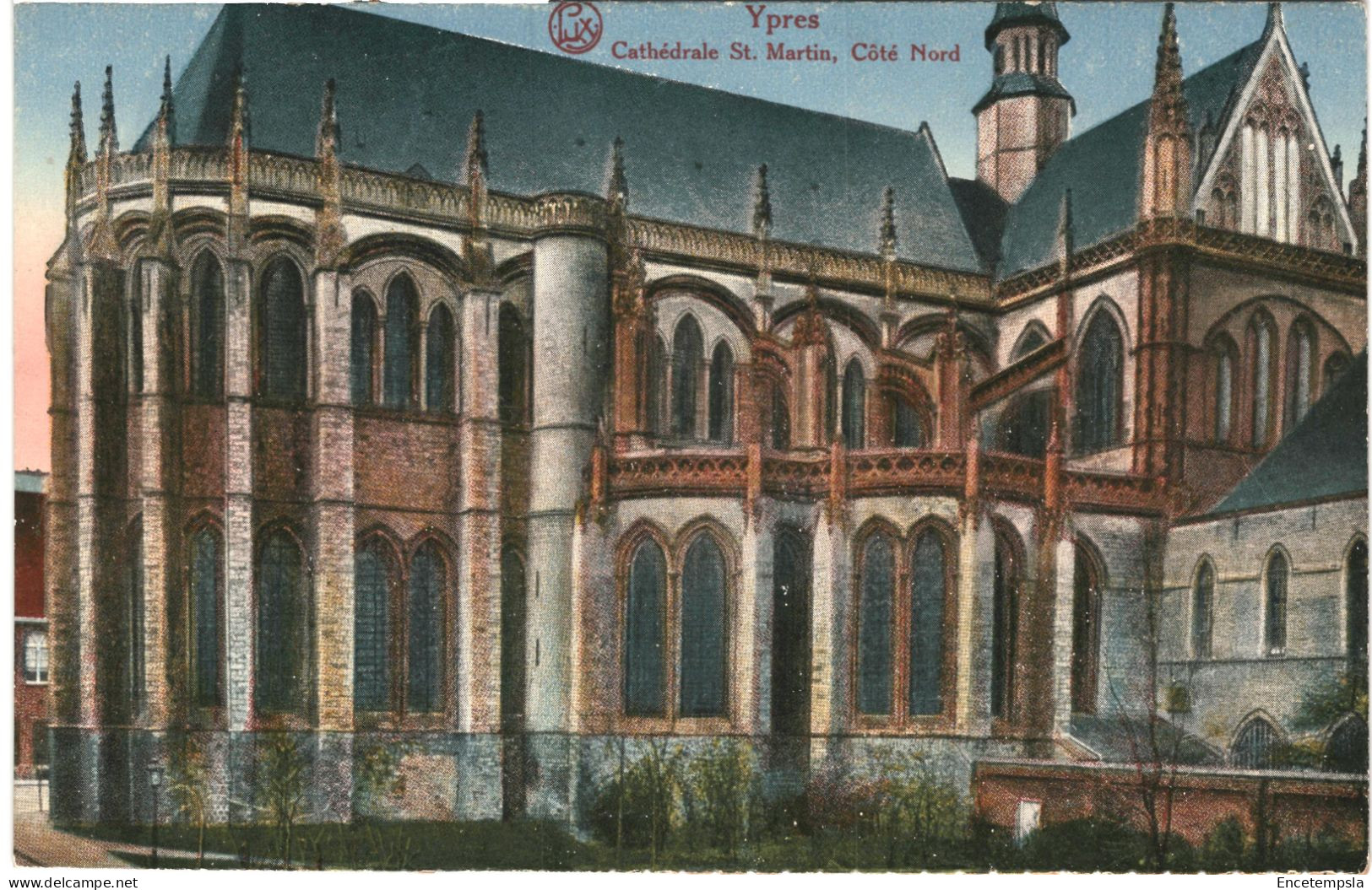 CPA Carte Postale Belgique Ypres Cathédrale Saint Martin   Côté Nord  VM80325 - Ieper