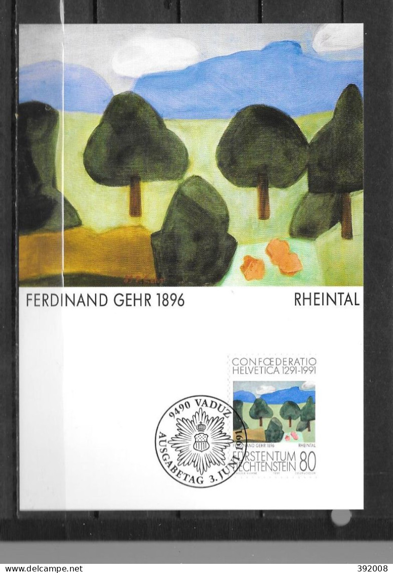 1991 - 958 - 700 Ans Confédéeation Helvétique - Suisse - 27 - Maximumkaarten