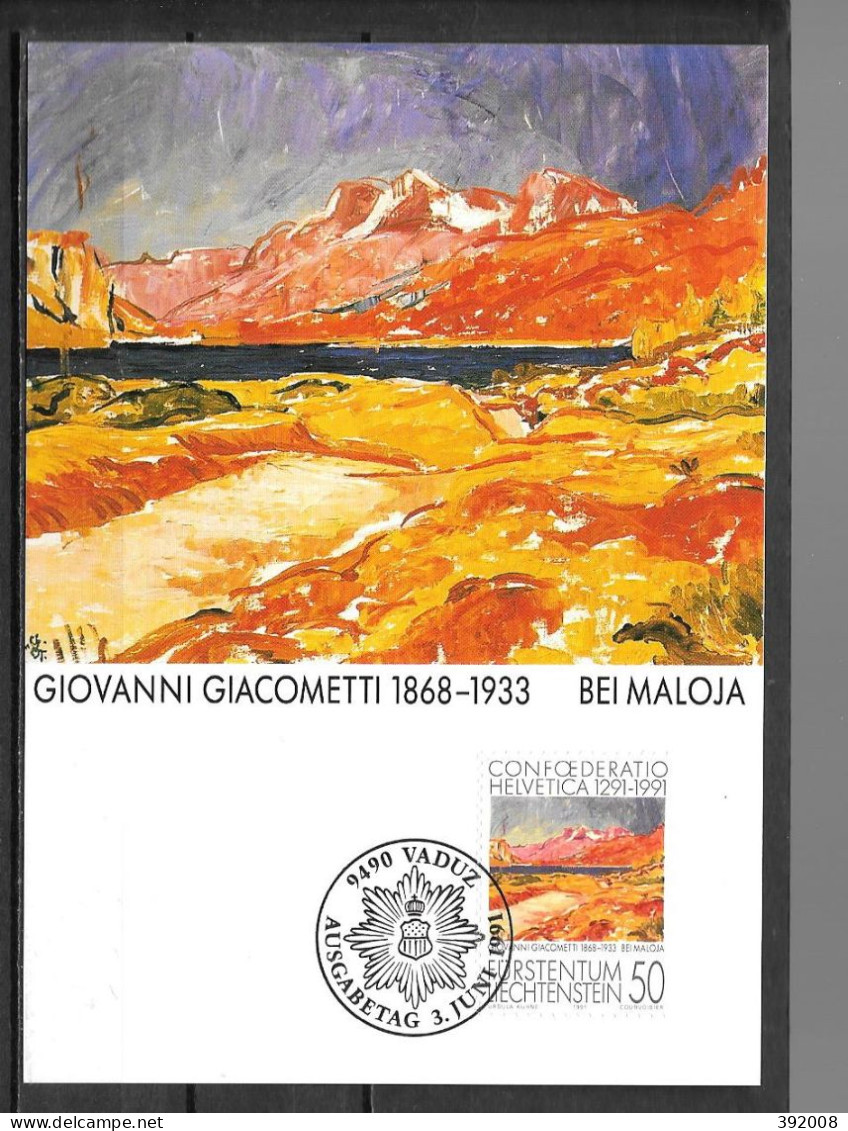 1991 - 957 - 700 Ans Confédéeation Helvétique - Suisse - 27 - Cartes-Maximum (CM)