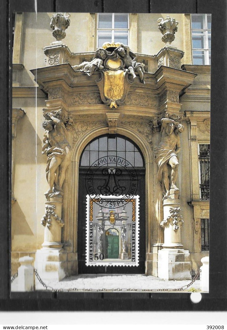 1987 - 867 - Palais Liechtenstein à Vienne - 19 - Cartas Máxima