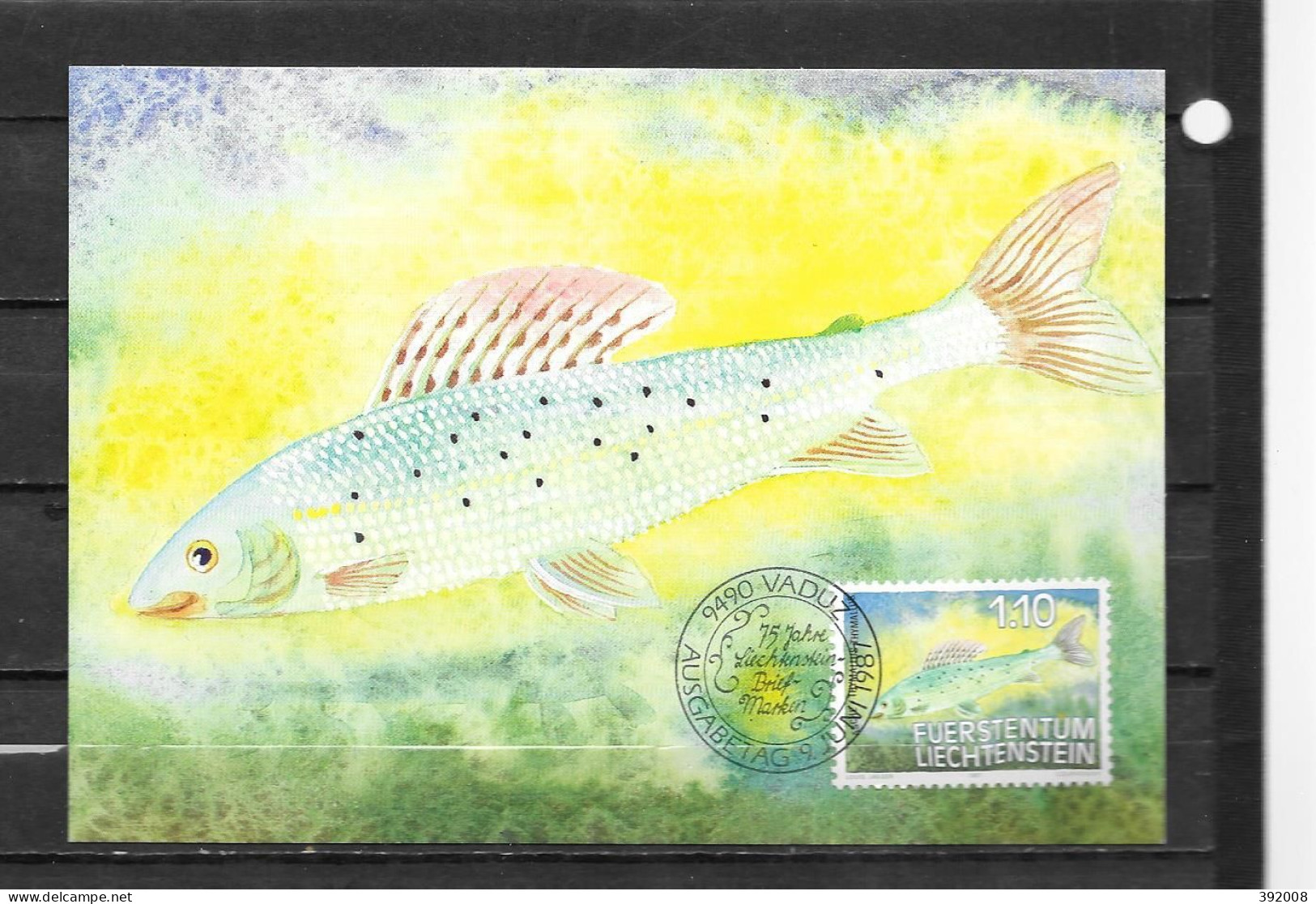 1987 - 865 - Poissons - 19 - Cartes-Maximum (CM)