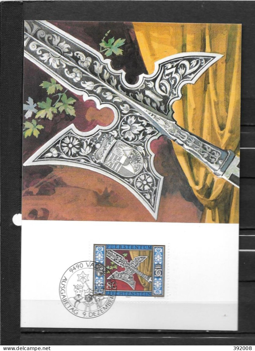 1985 - 833 - Armes De La Salle D'armes Du Prince - 15 - Maximumkarten (MC)