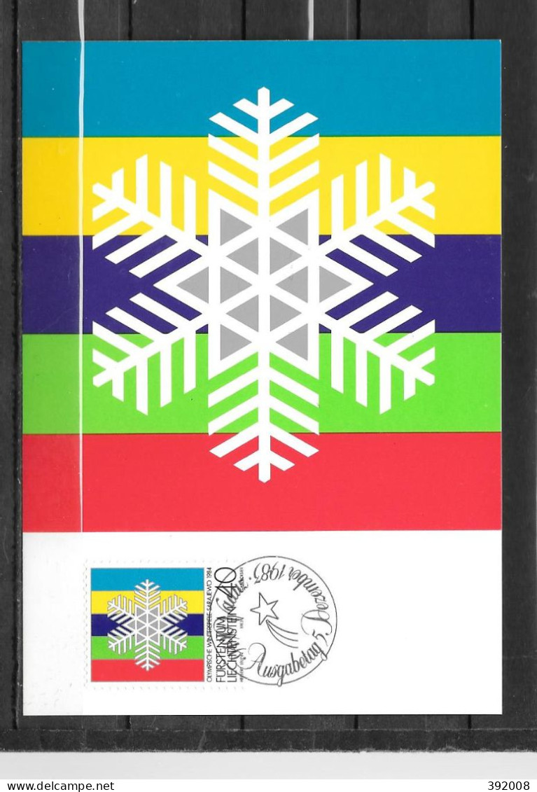 1983 - 775 - Jeux Olympiques De Sarajevo - 8 - Maximum Cards