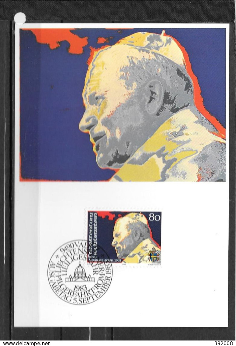 1983 - 771 - Jean-Paul II - 7 - Cartoline Maximum