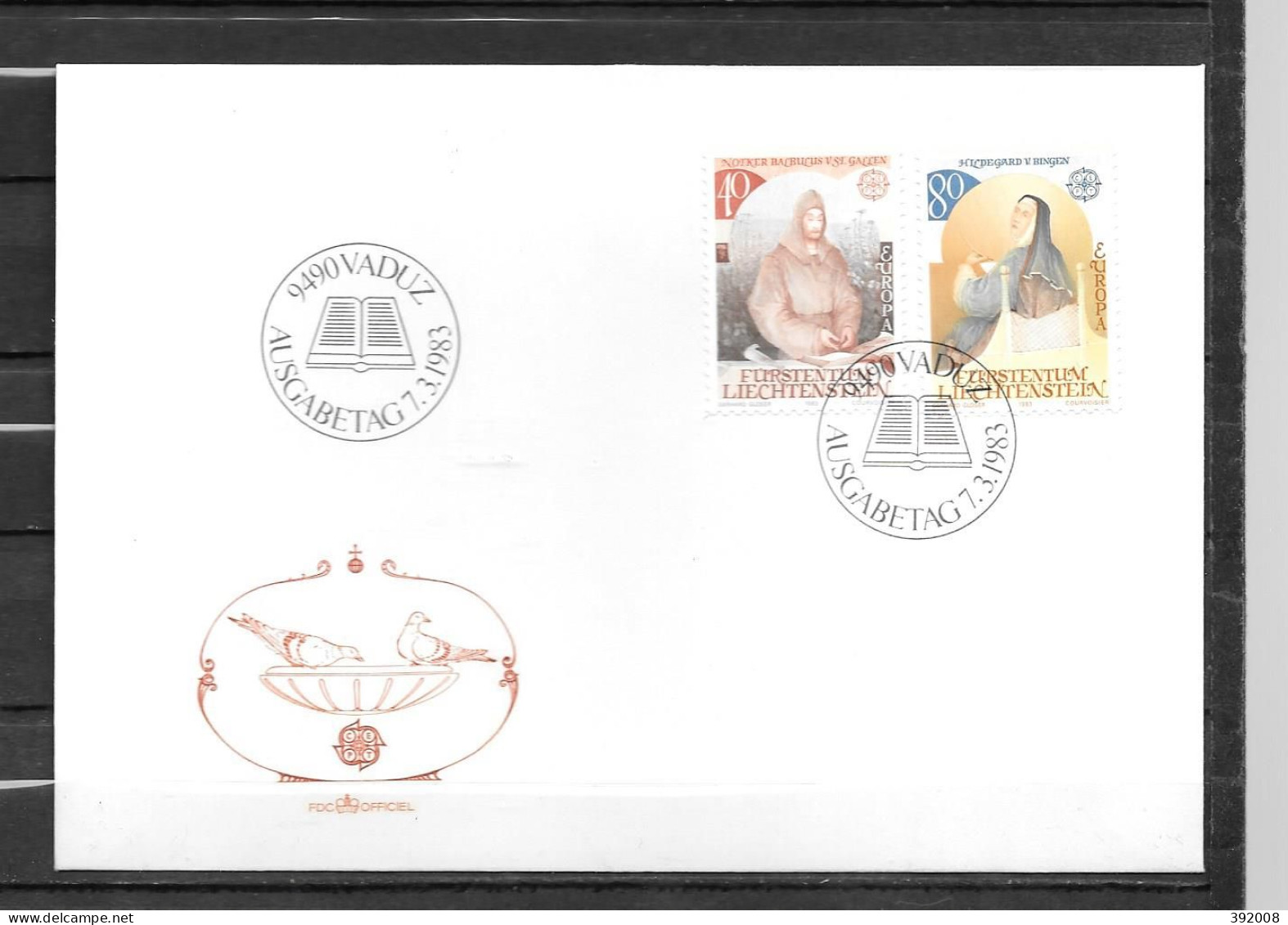 1983 - 757 à 758 - Europa - 5 - FDC