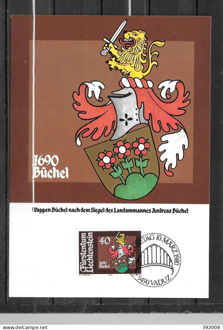 1980 - 684 - Armoiries - 1 - Maximumkarten (MC)