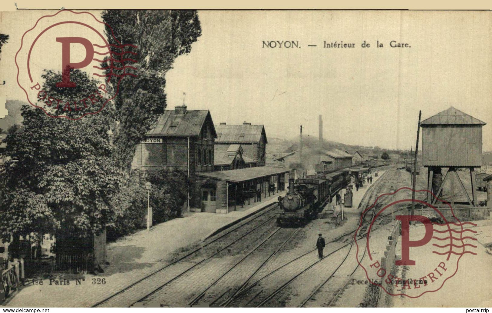 FRANCIA. FRANCE. NOYON - L'Intérieur De La Gare - Noyon