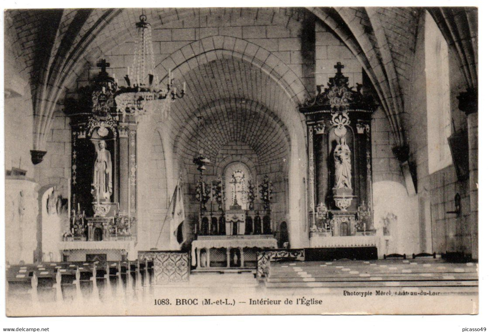 Maine Et Loire , Broc , Intérieur De L'église - Other & Unclassified