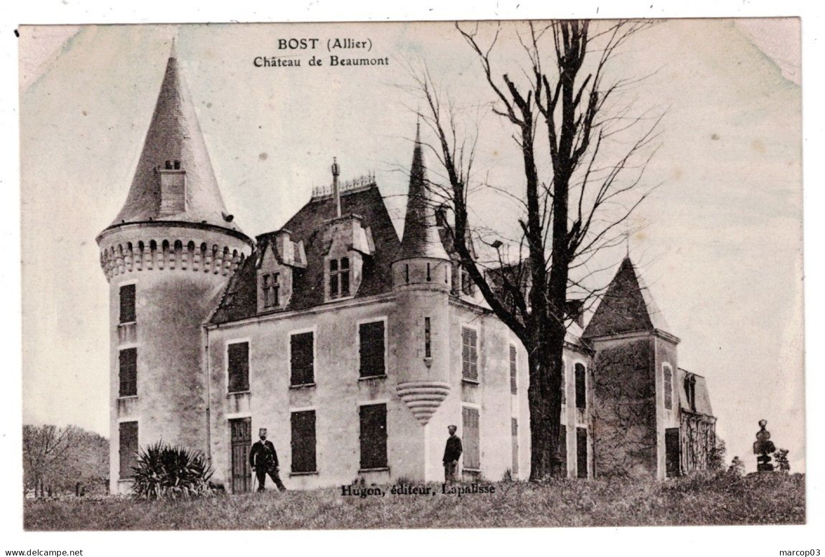 03 ALLIER BOST Château De Beaumont Plan Peu Courant - Sonstige & Ohne Zuordnung