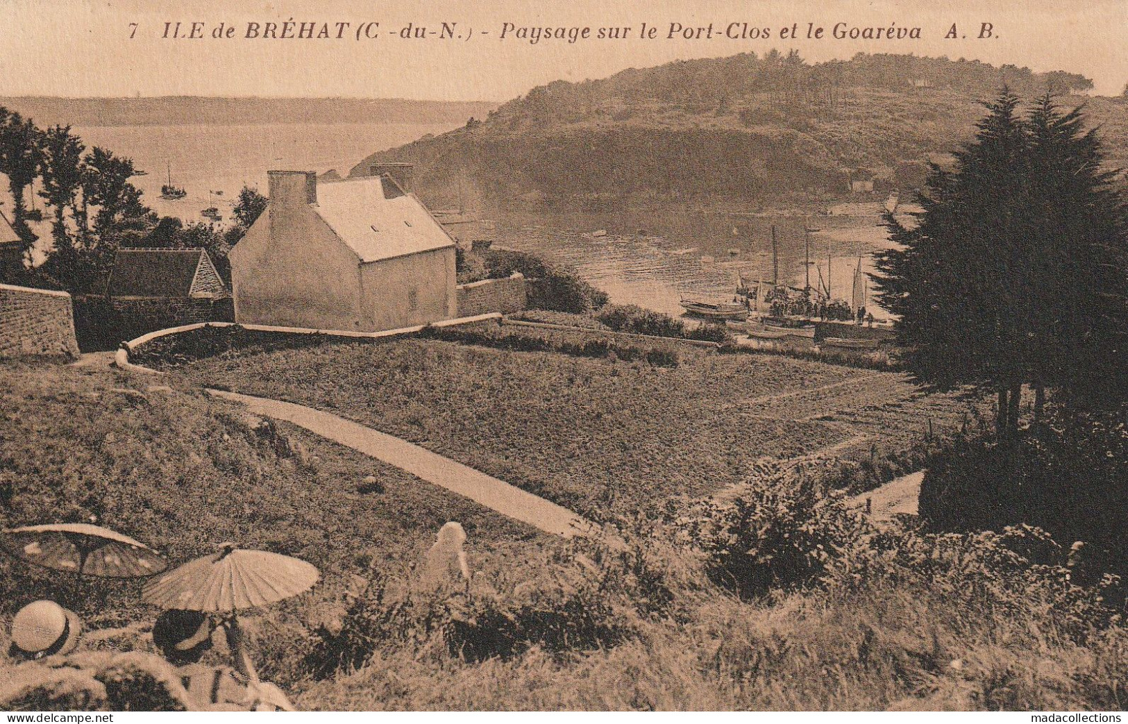 Ile De Bréhat (22 - Côtes D'Armor) Port Clos Et Le Goaréva - Ile De Bréhat