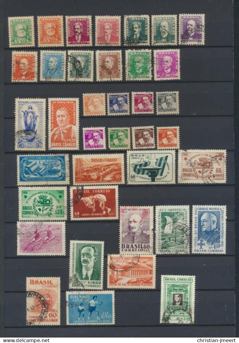 Brésil 266 timbres  très frais