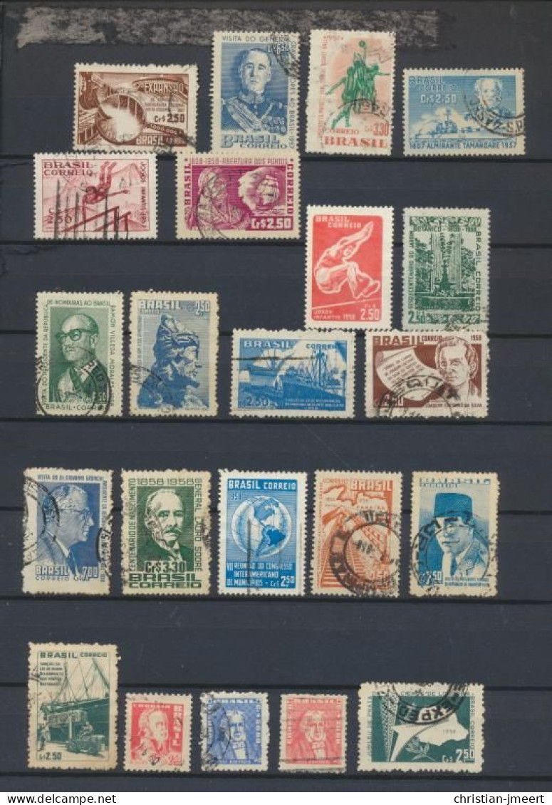 Brésil 266 timbres  très frais
