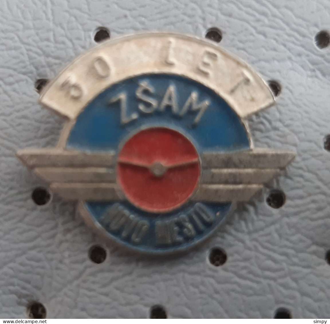 ZSAM Novo Mesto 30 Years Federation Of Drivers And Mechanics Slovenia Pin - Altri & Non Classificati