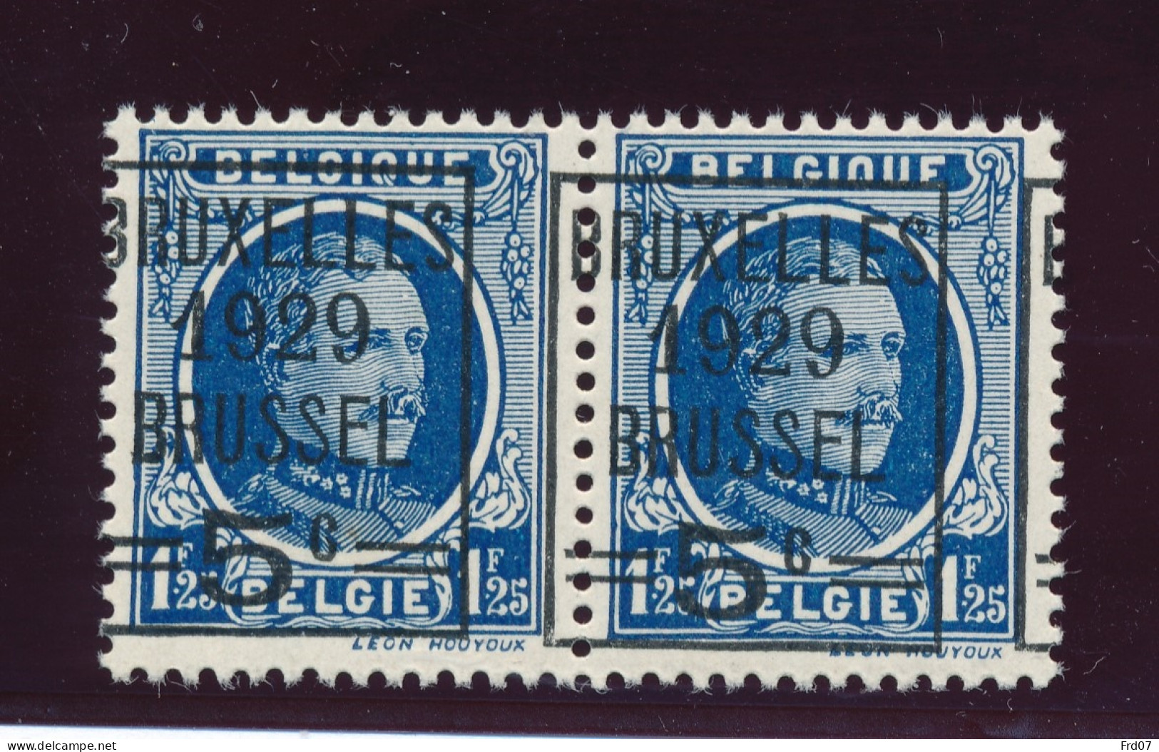 Preo – 275 Cu – Verschoven Opdruk – Surcharge Décalée - Typografisch 1922-31 (Houyoux)