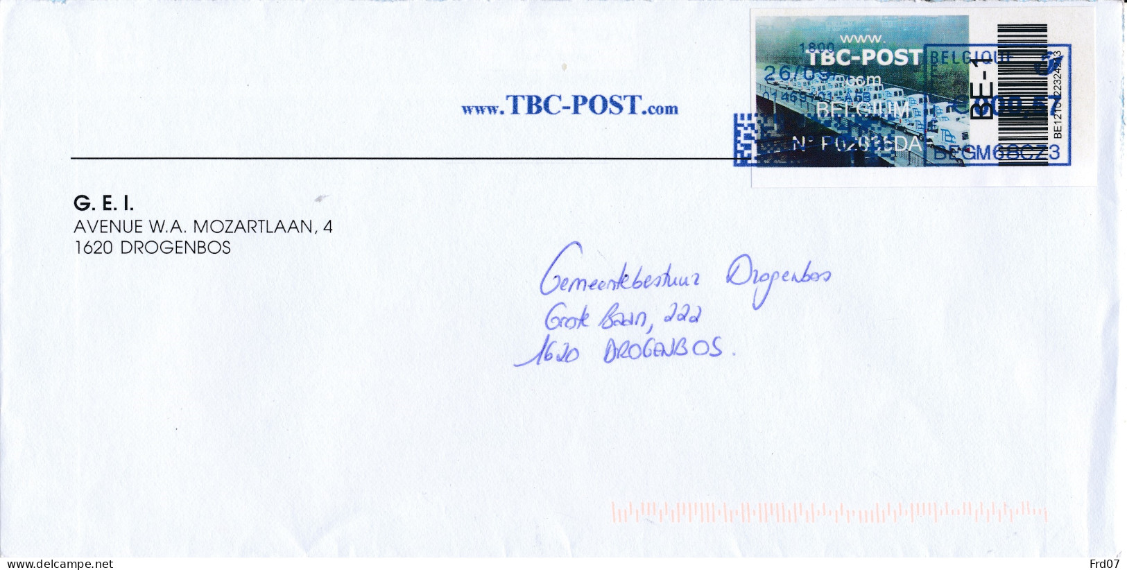 TBC Post – 2 Omslagen Via Bpost  - Privées & Locales [PR & LO]