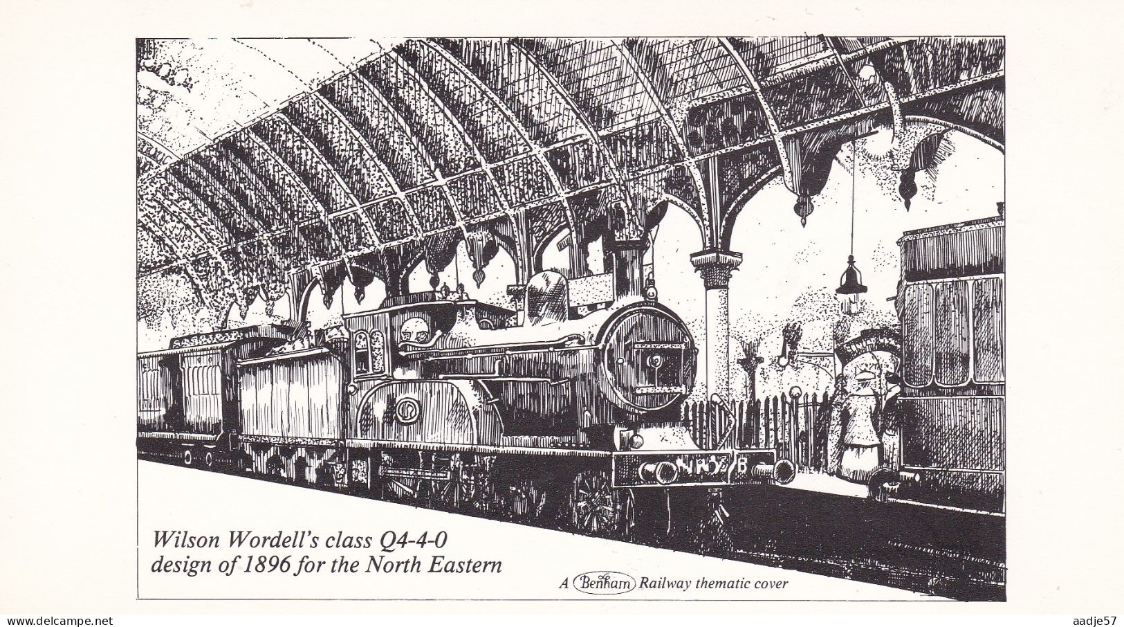 GB Engeland Card Wilson Wordell's Class Q4-4-0 - Eisenbahnen