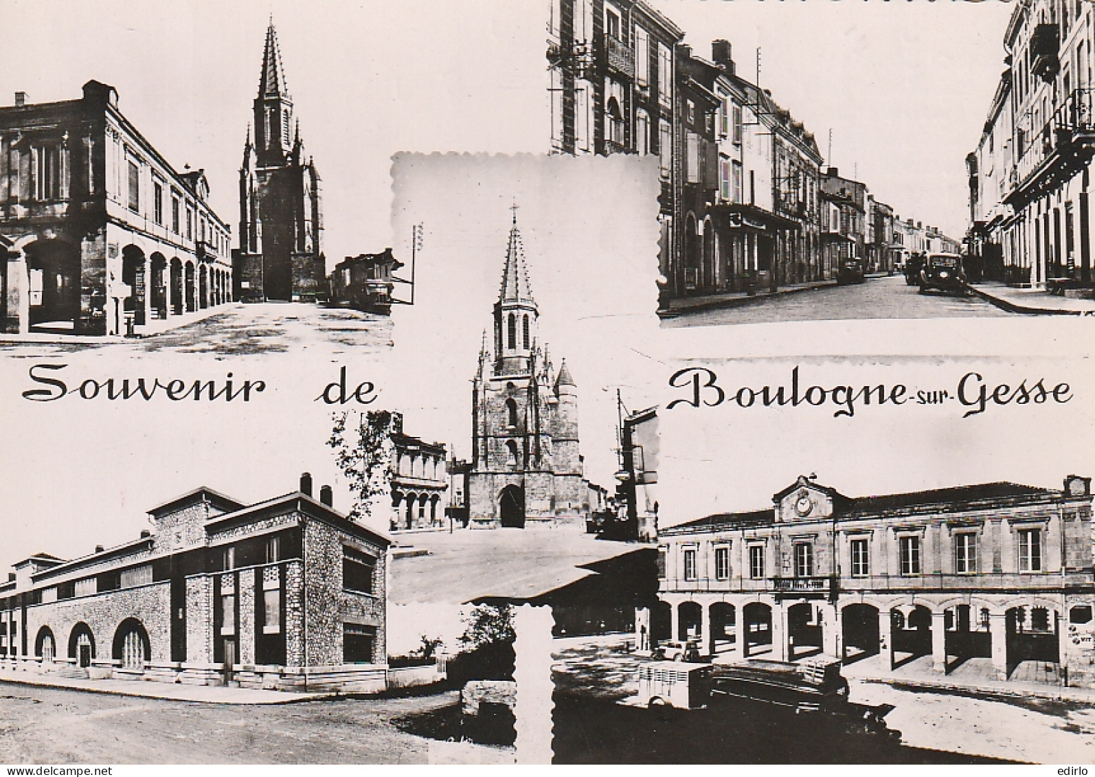 *** 31  ***  BOULOGNE SUR GESSE   Souvenir De  --- Multi-vues église Porte D'enhaut Mairie .. TTB écrite  - Andere & Zonder Classificatie
