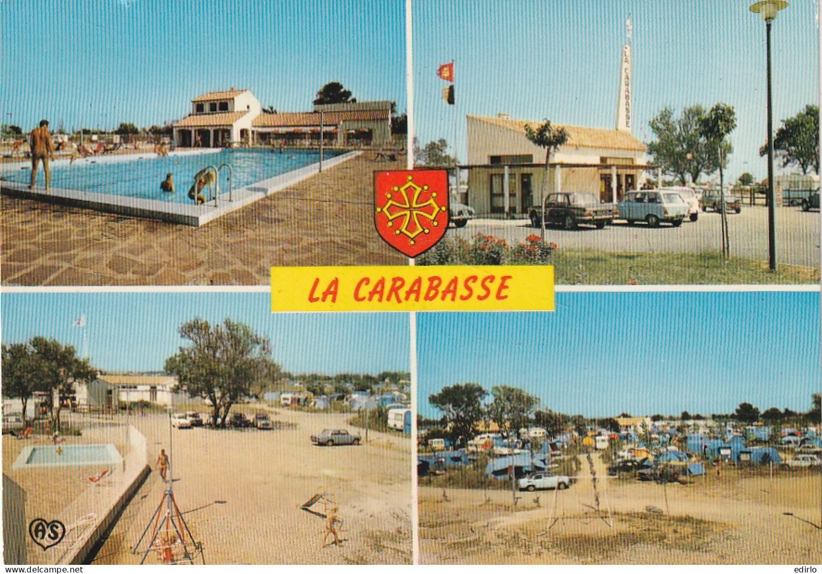 ***  34  ***   VIAS SUR MER  Camping La Carabasse -- écrite TTB   - Andere & Zonder Classificatie