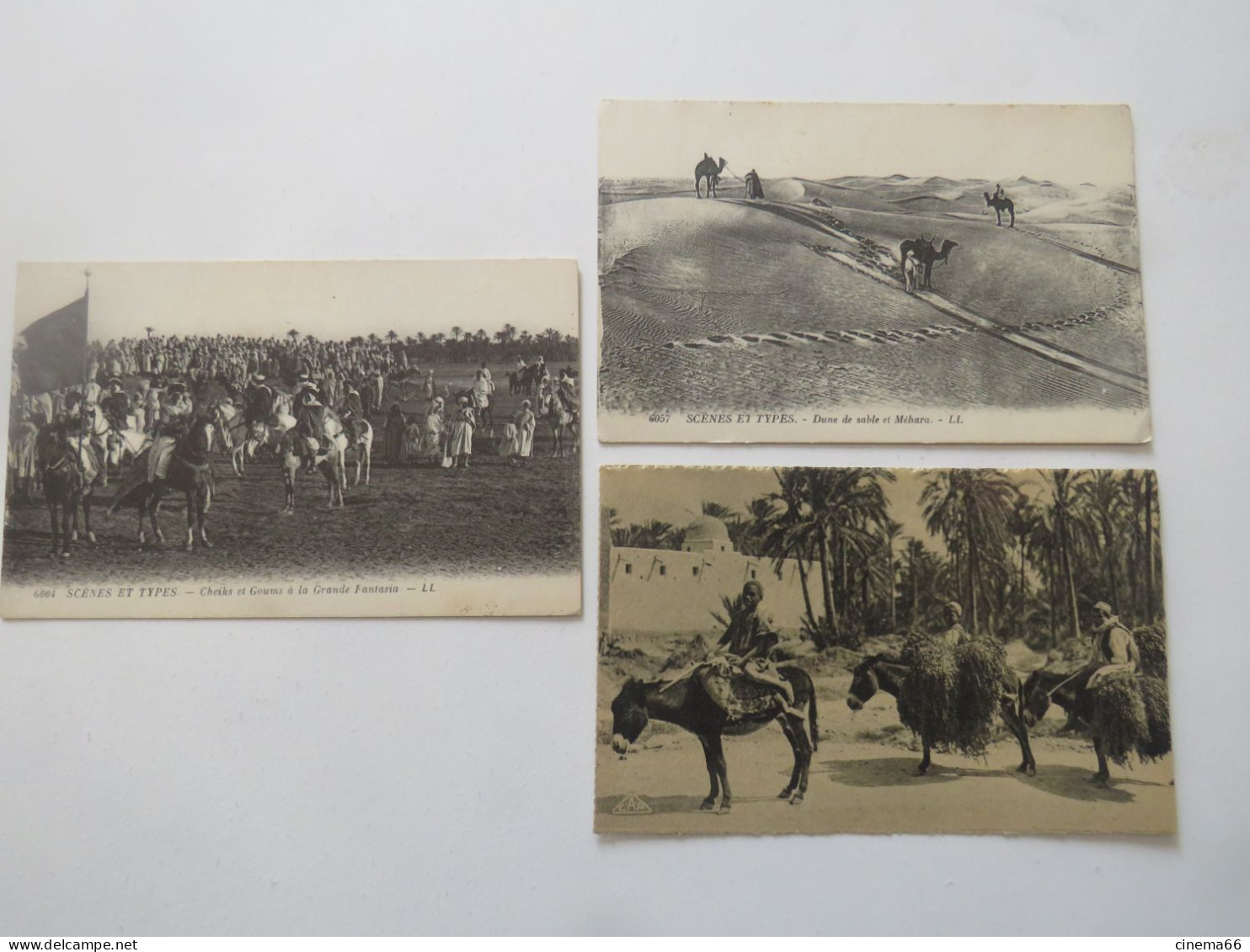 SCENES ET TYPES  (lot De 3 Cartes) - Scenes