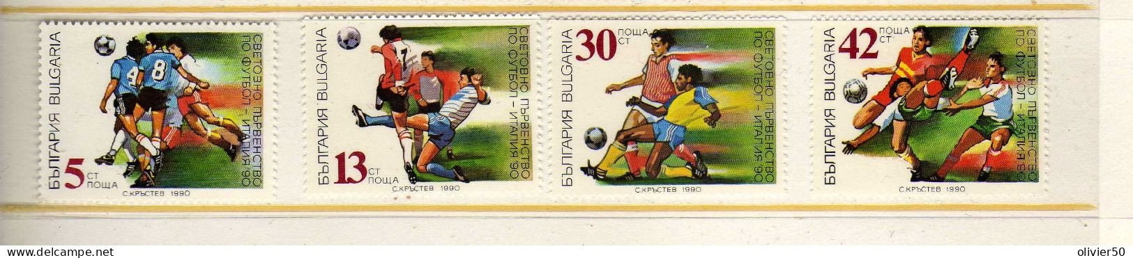 Bulgarie - 1990 - Football - Neufs** - MNH - Nuevos