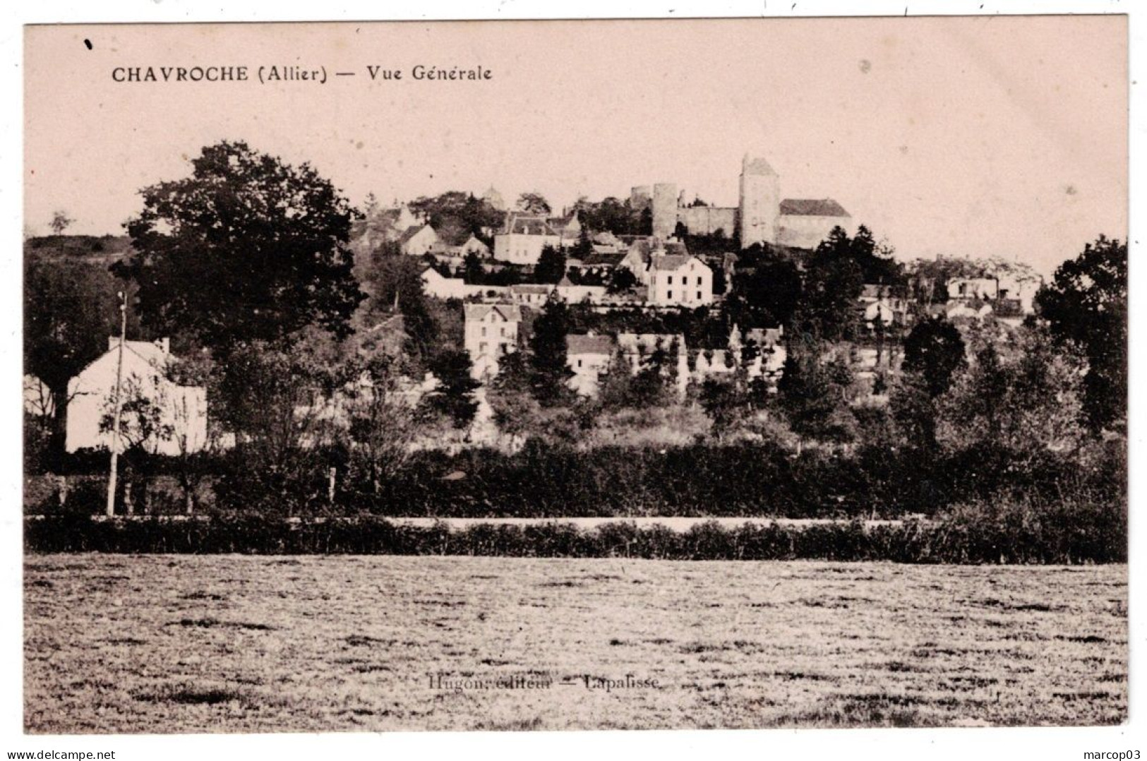 03 ALLIER  CHAVROCHE Vue Générale Plan Peu Courant - Sonstige & Ohne Zuordnung